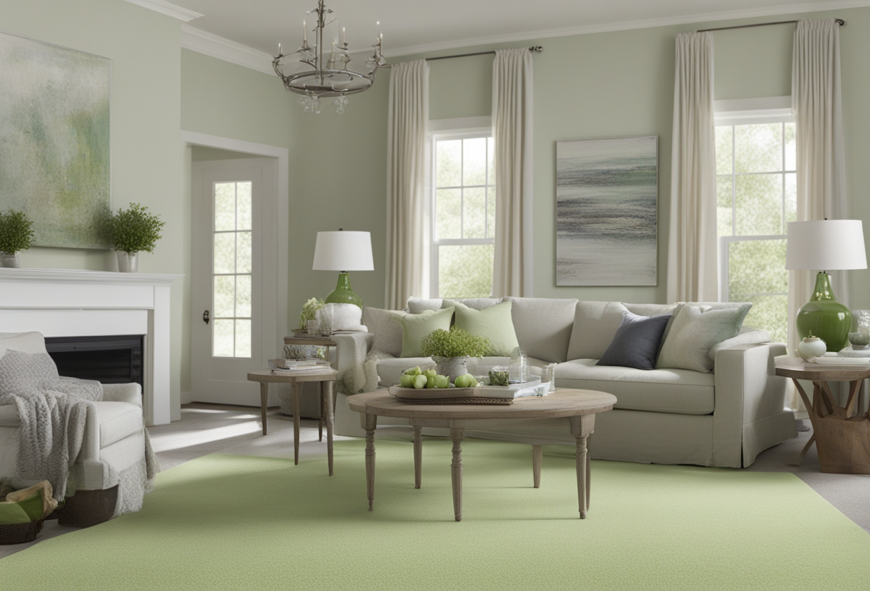 what color carpet goes with agreeable gray walls