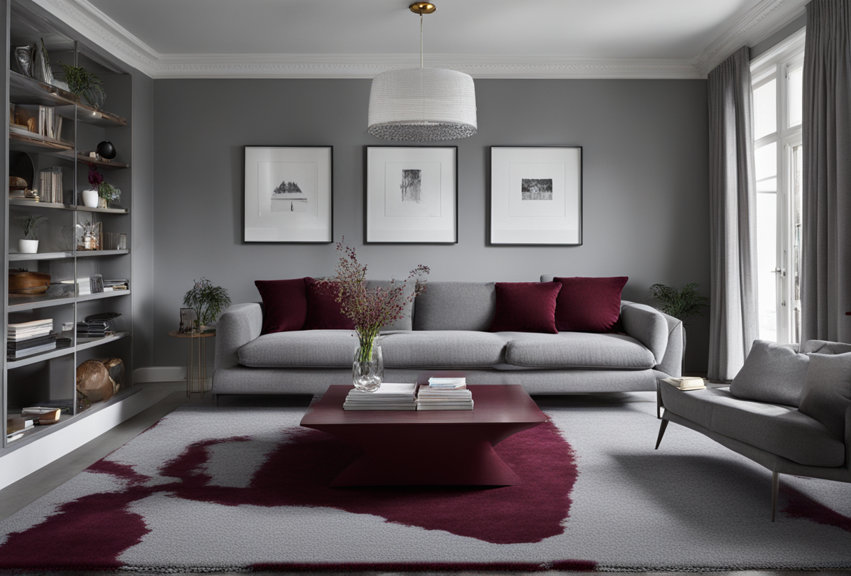 What Color Paint Goes with Burgundy Carpet? DreamyHomeStyle