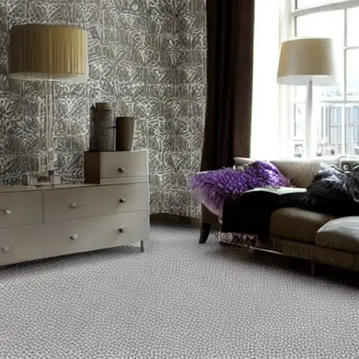 What Color Carpet Goes with Silver Wallpaper? DreamyHomeStyle
