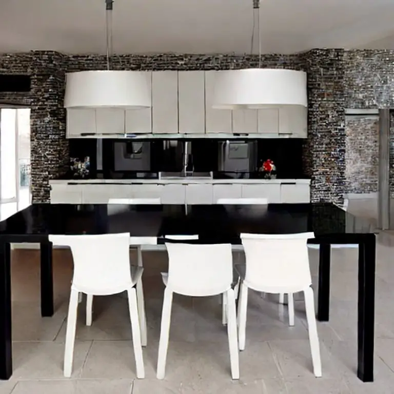 What Color Chairs Go with a Black Table?