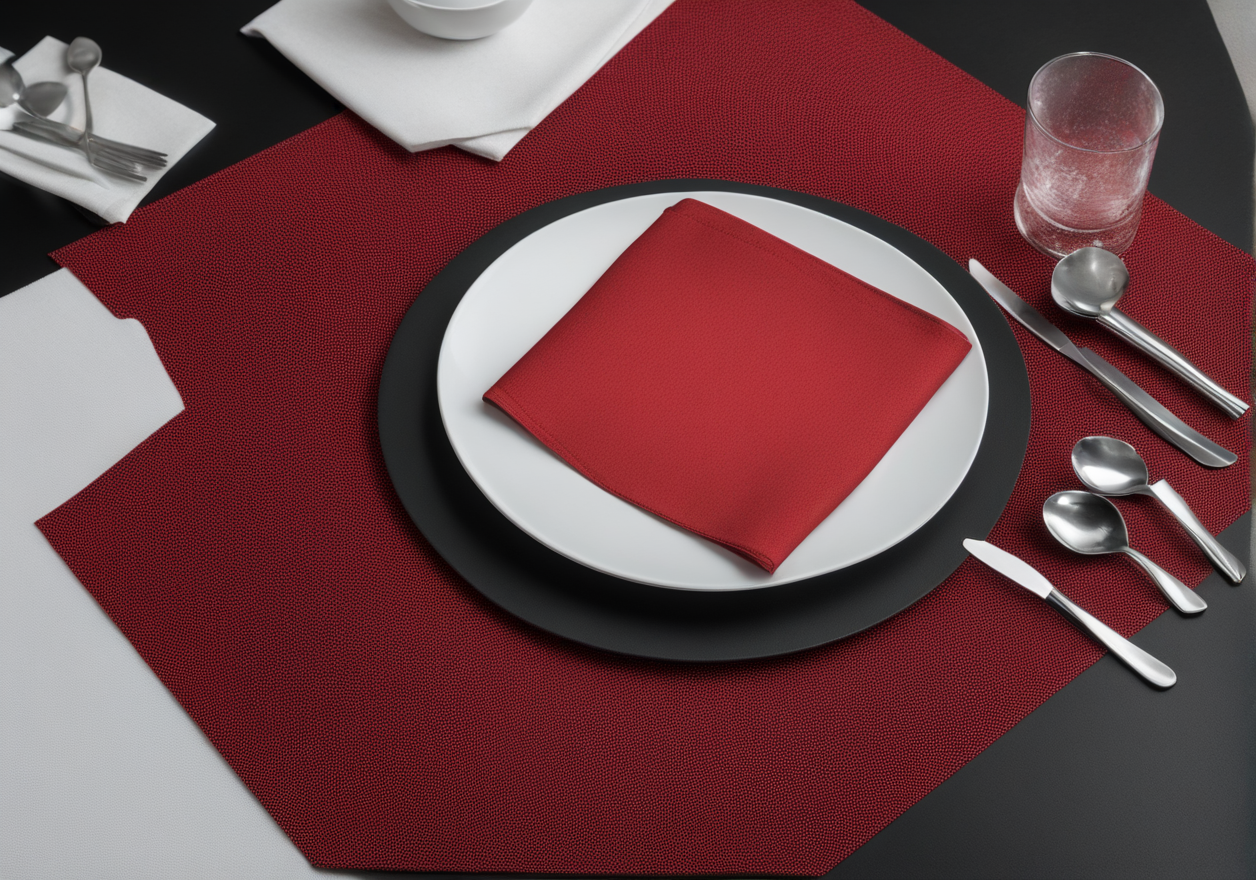 What Color Placemats for a Black Table?