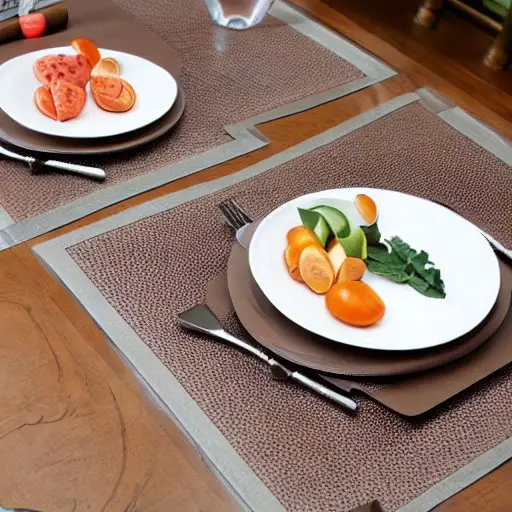what-color-placemats-for-light-brown-table