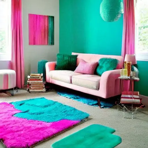 What Color Paint Goes with Teal Carpet?