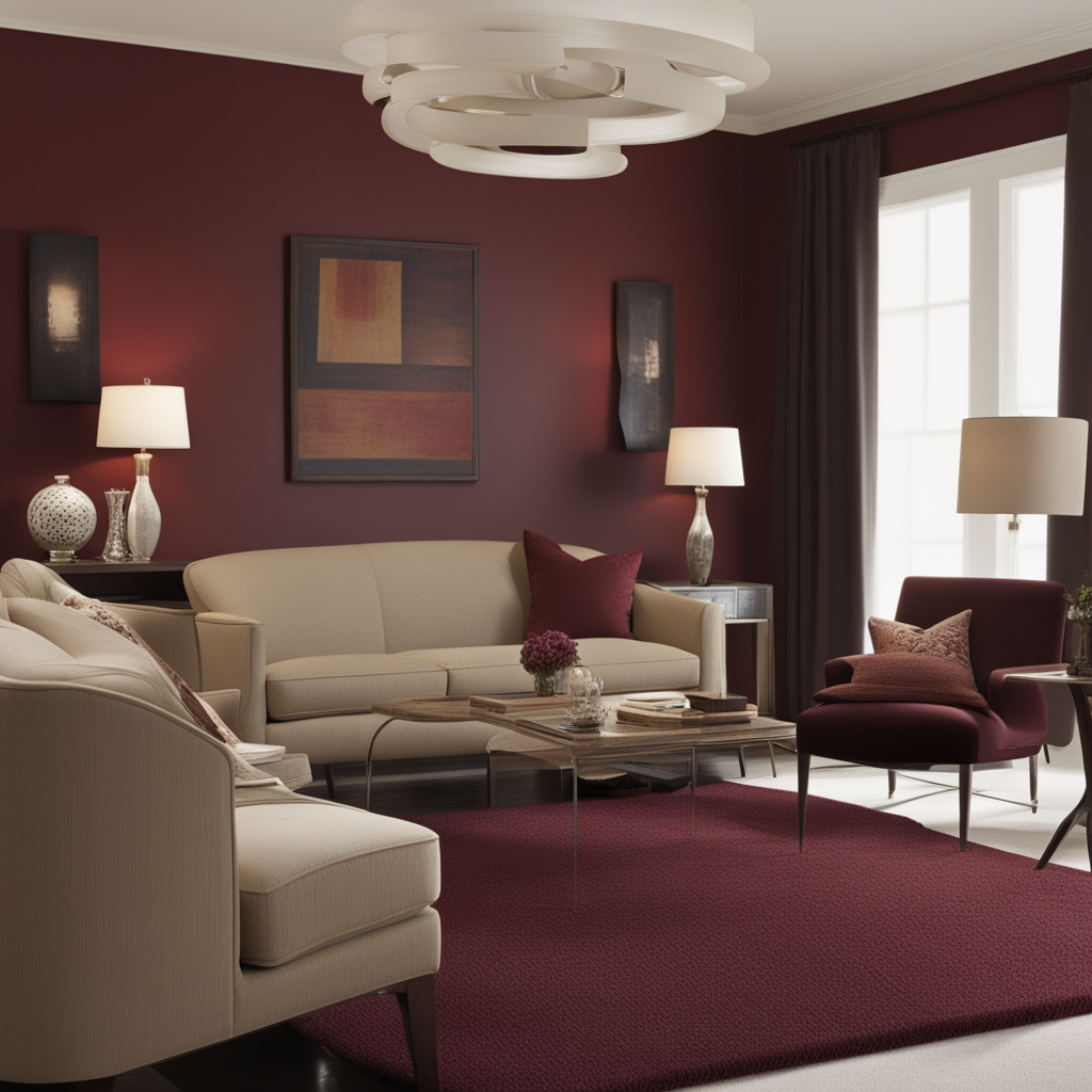 What Color Paint Goes With Maroon Carpet? DreamyHomeStyle