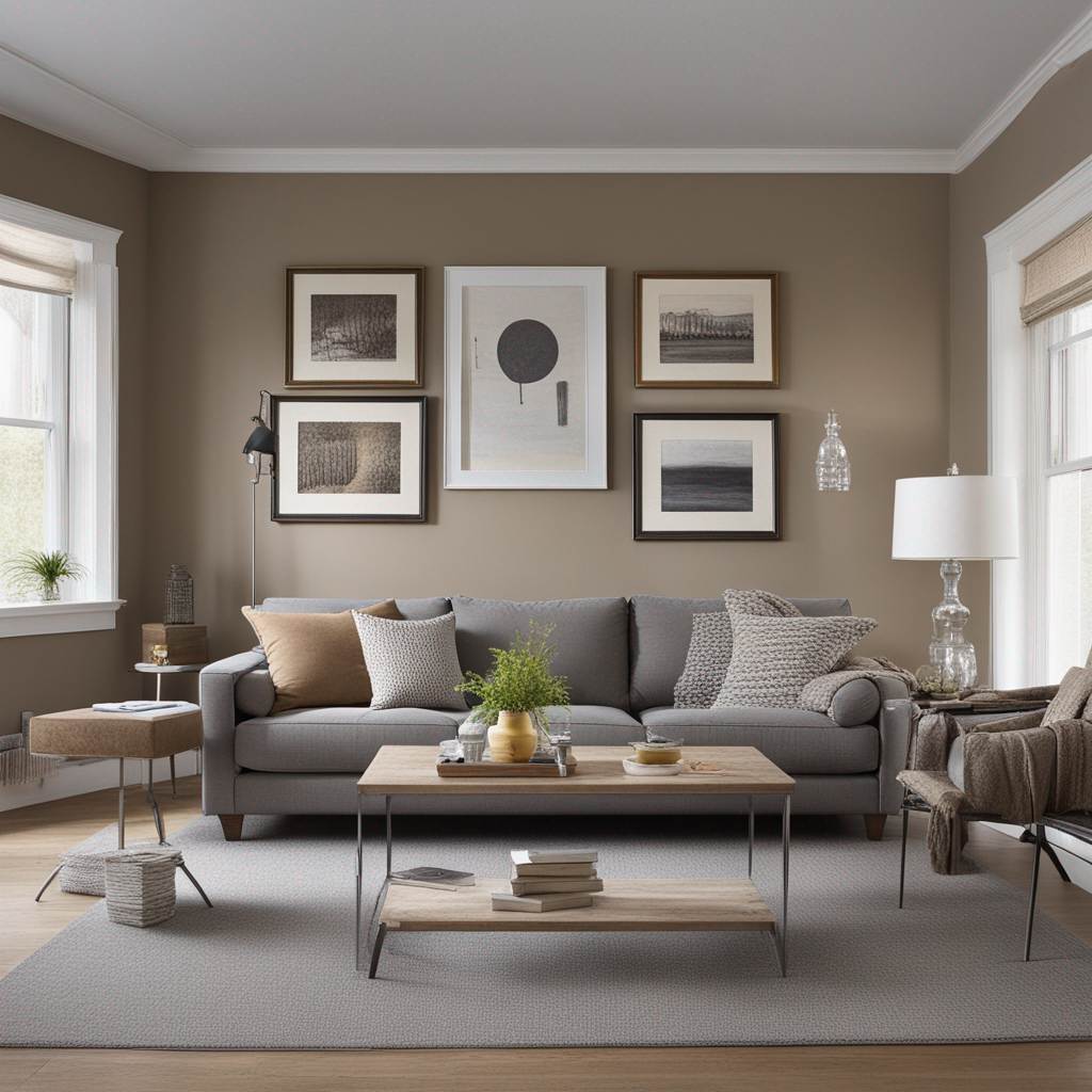 What Color Sofa Goes With Light Brown Walls?
