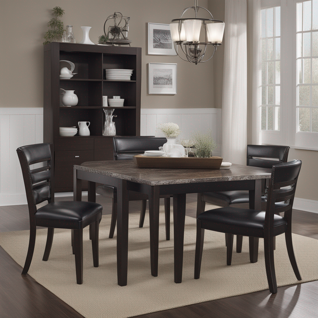 What Color Table Goes With Black Chairs? DreamyHomeStyle