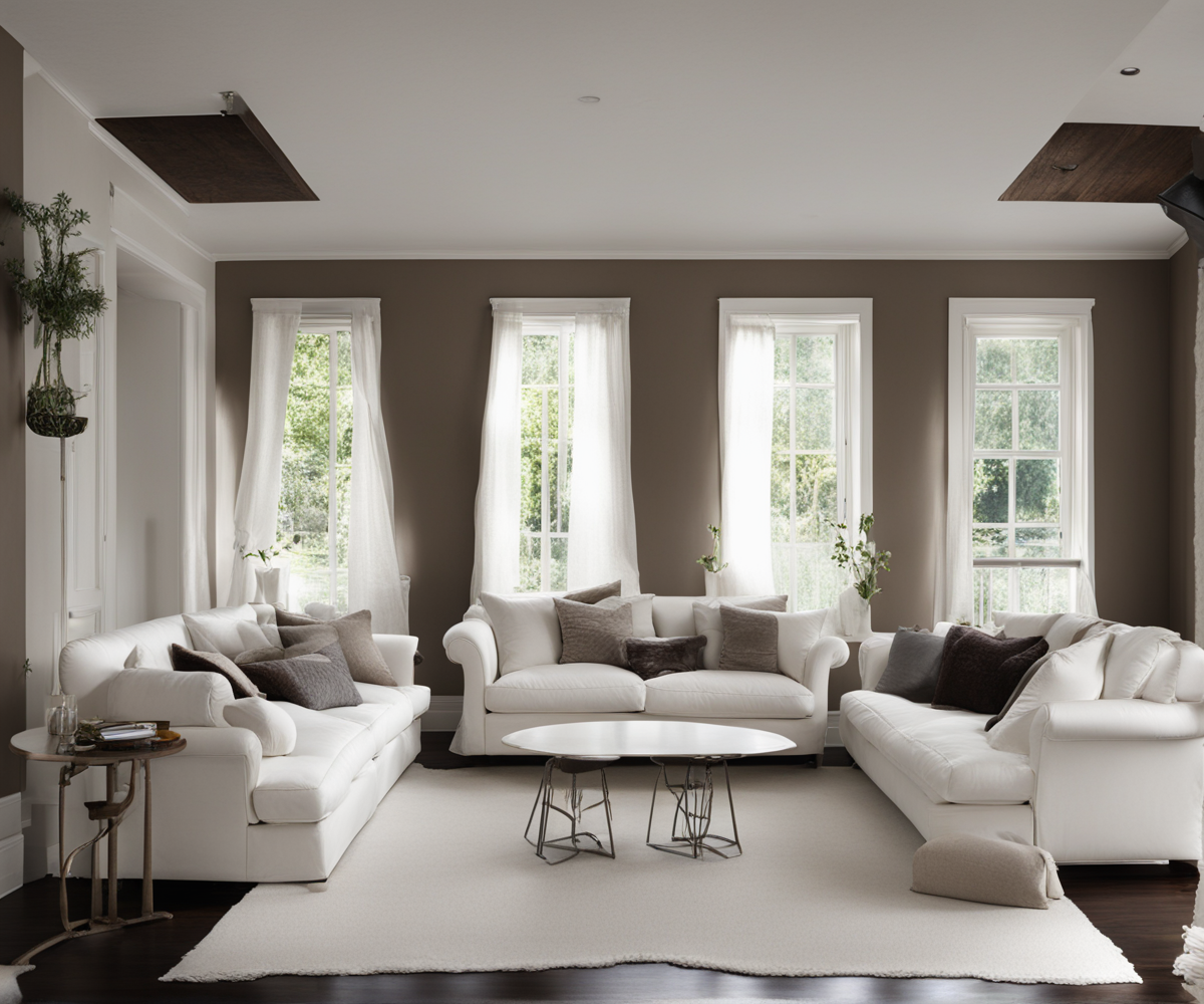 Color Sofa for Dark Brown Floors