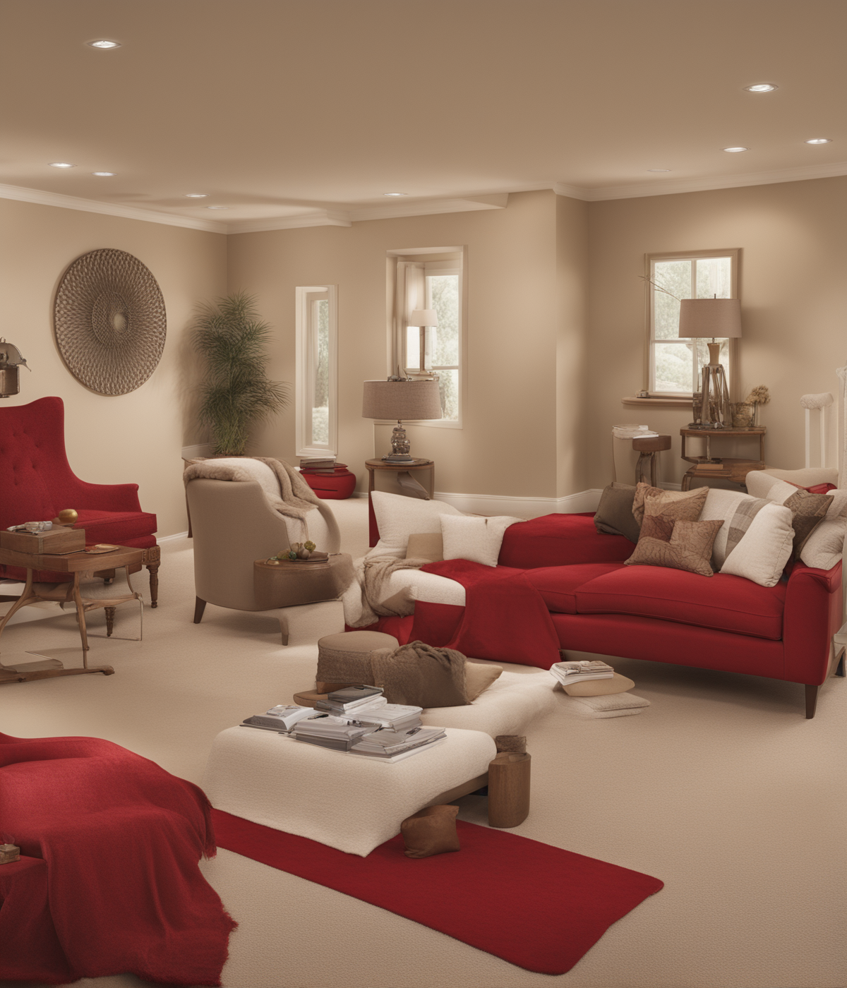 what-color-paint-goes-with-red-carpet