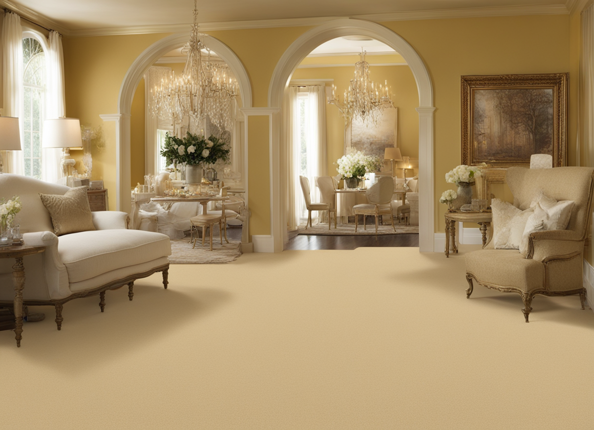 What Color Carpet Goes With Gold Walls