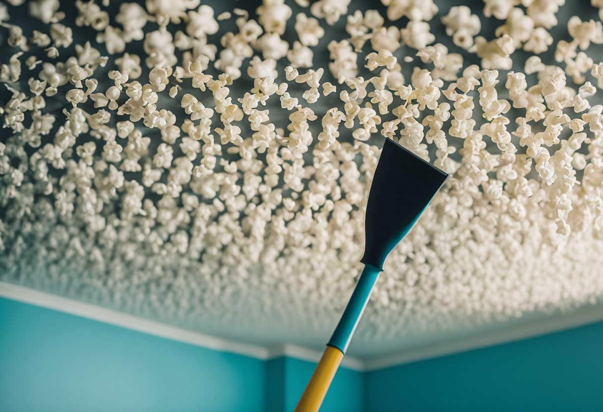 Let’s Hang Things from Popcorn Ceiling Without Making Holes A Friendly