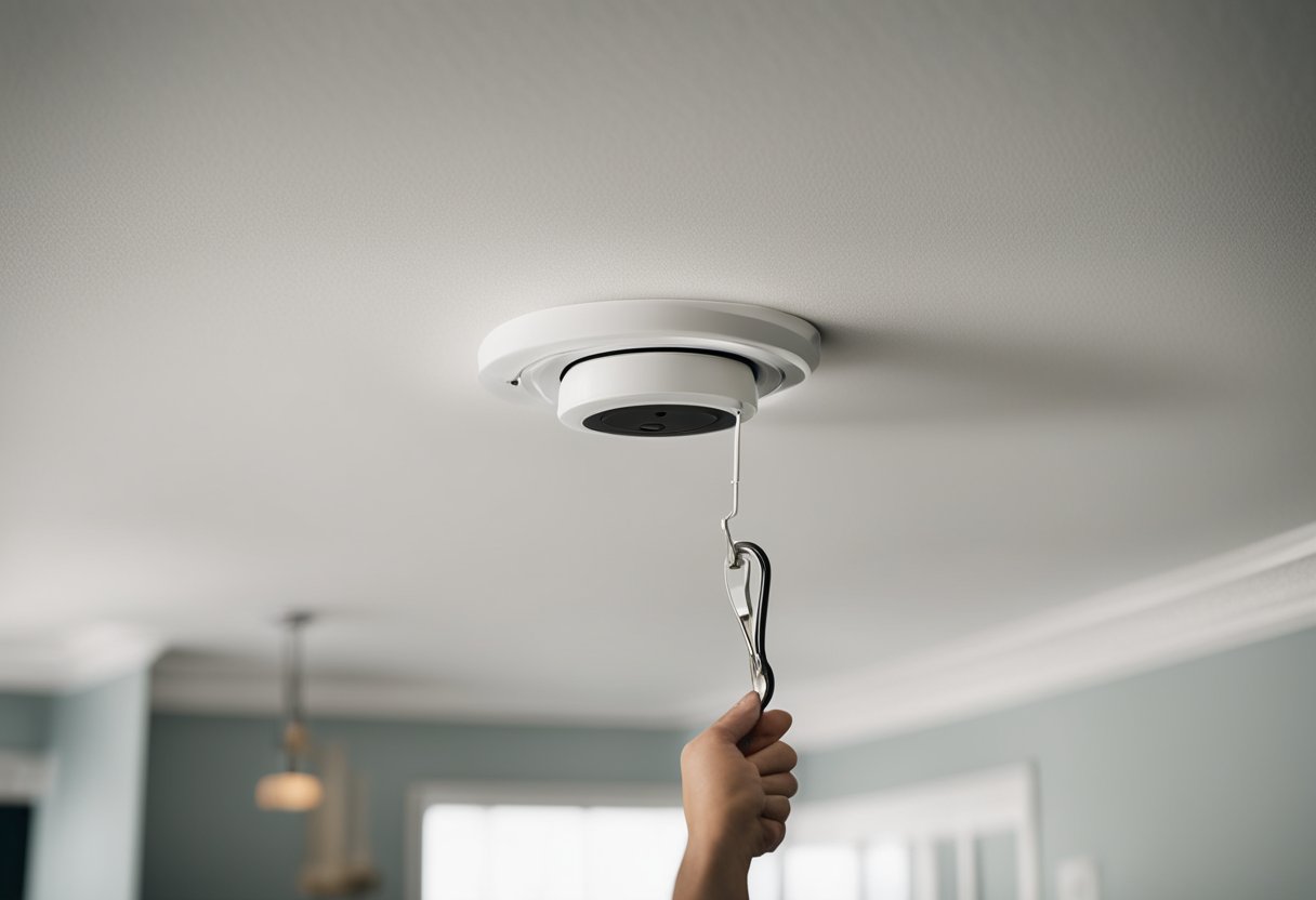 Let’s Hang Things from Popcorn Ceiling Without Making Holes A Friendly