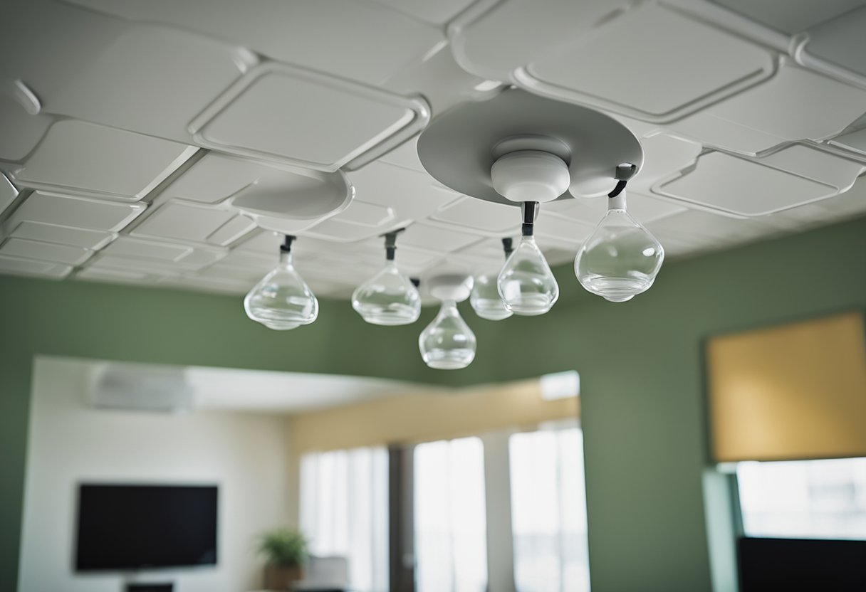 Let’s Hang Things from Popcorn Ceiling Without Making Holes A Friendly
