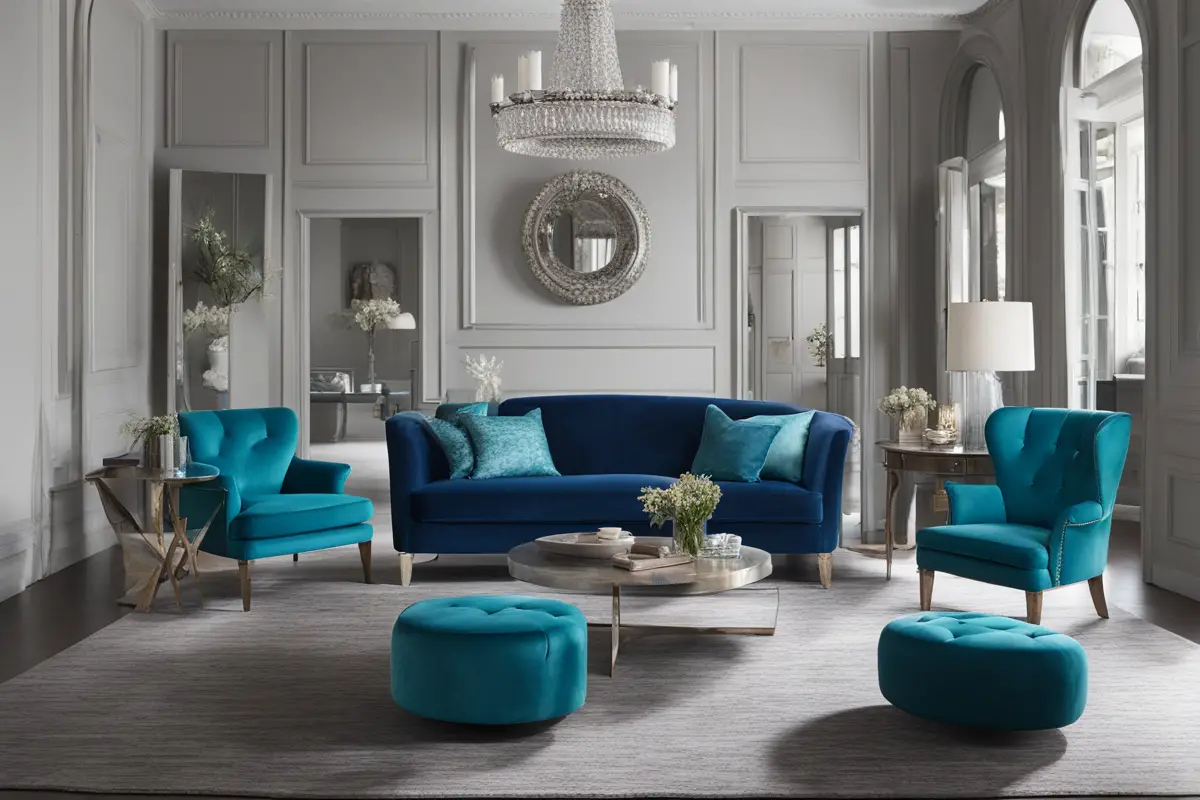 What Color Sofa Goes With Teal Chairs