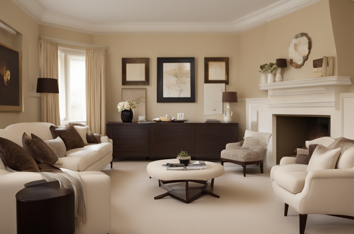 What Color Walls Go With Dark Brown Carpet