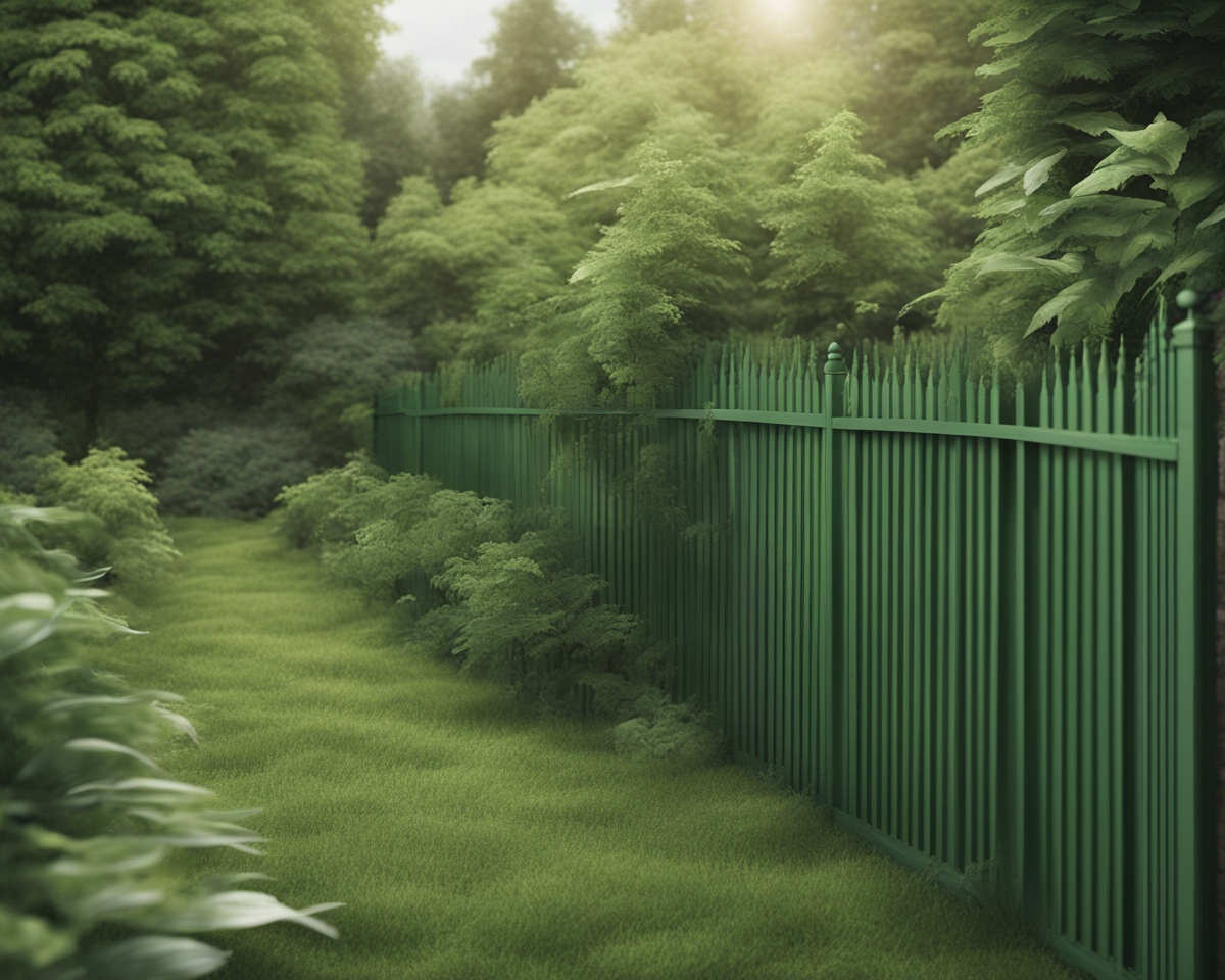most popular colors to paint fence