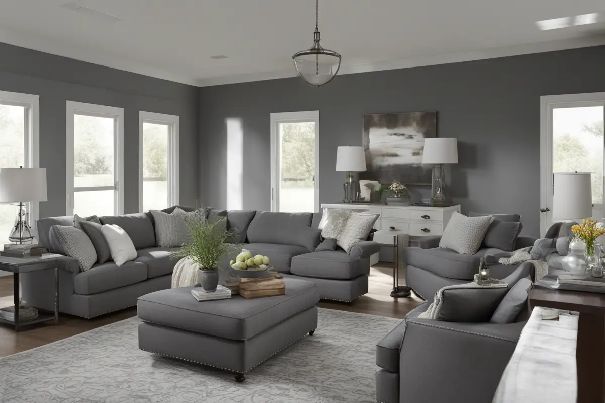 What Color Sofa Goes With Agreeable Gray Walls?