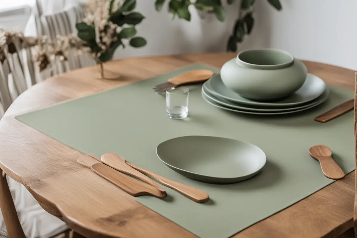 Top 18+ Placemats Colors For Oak Table