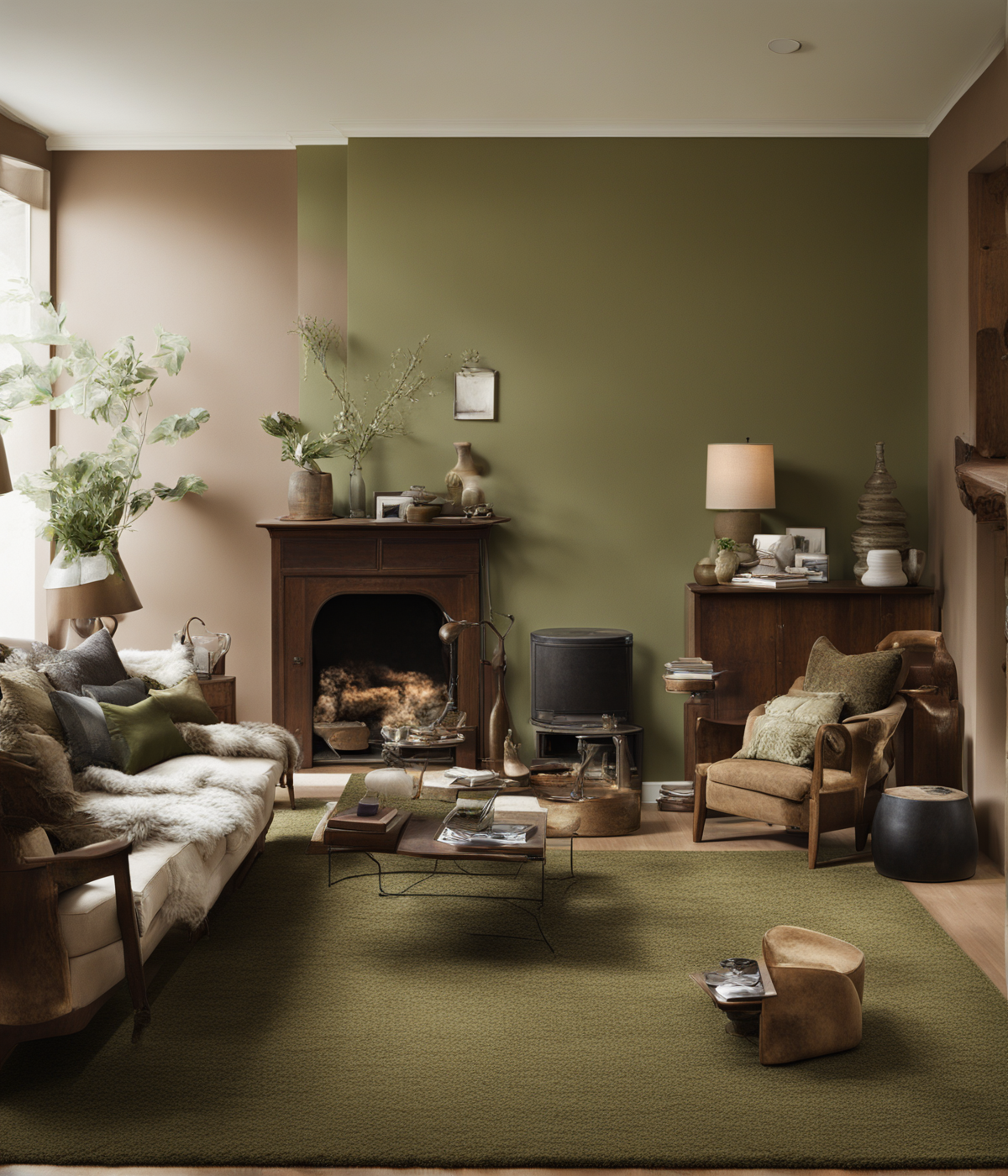 What Color Carpet Goes with Brown Walls