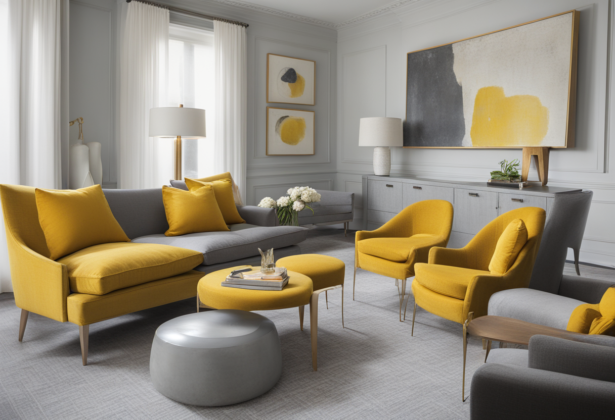 What Color Chairs Go With Gray Couch