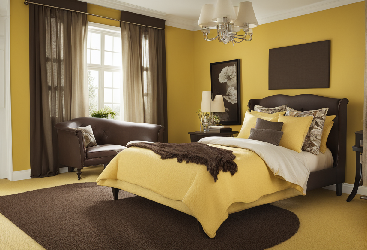 What Color Walls Go With Dark Brown Carpet