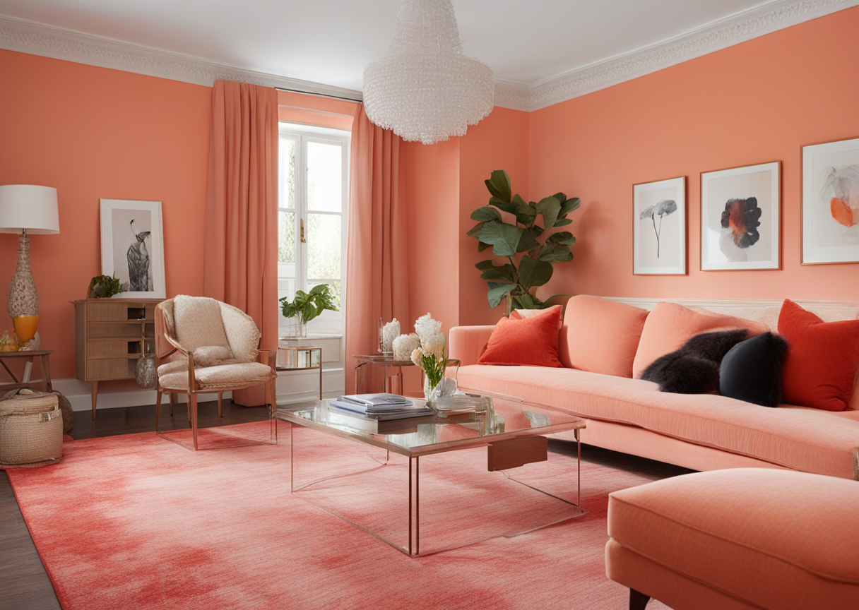 What Color Carpet Goes With Peach Walls