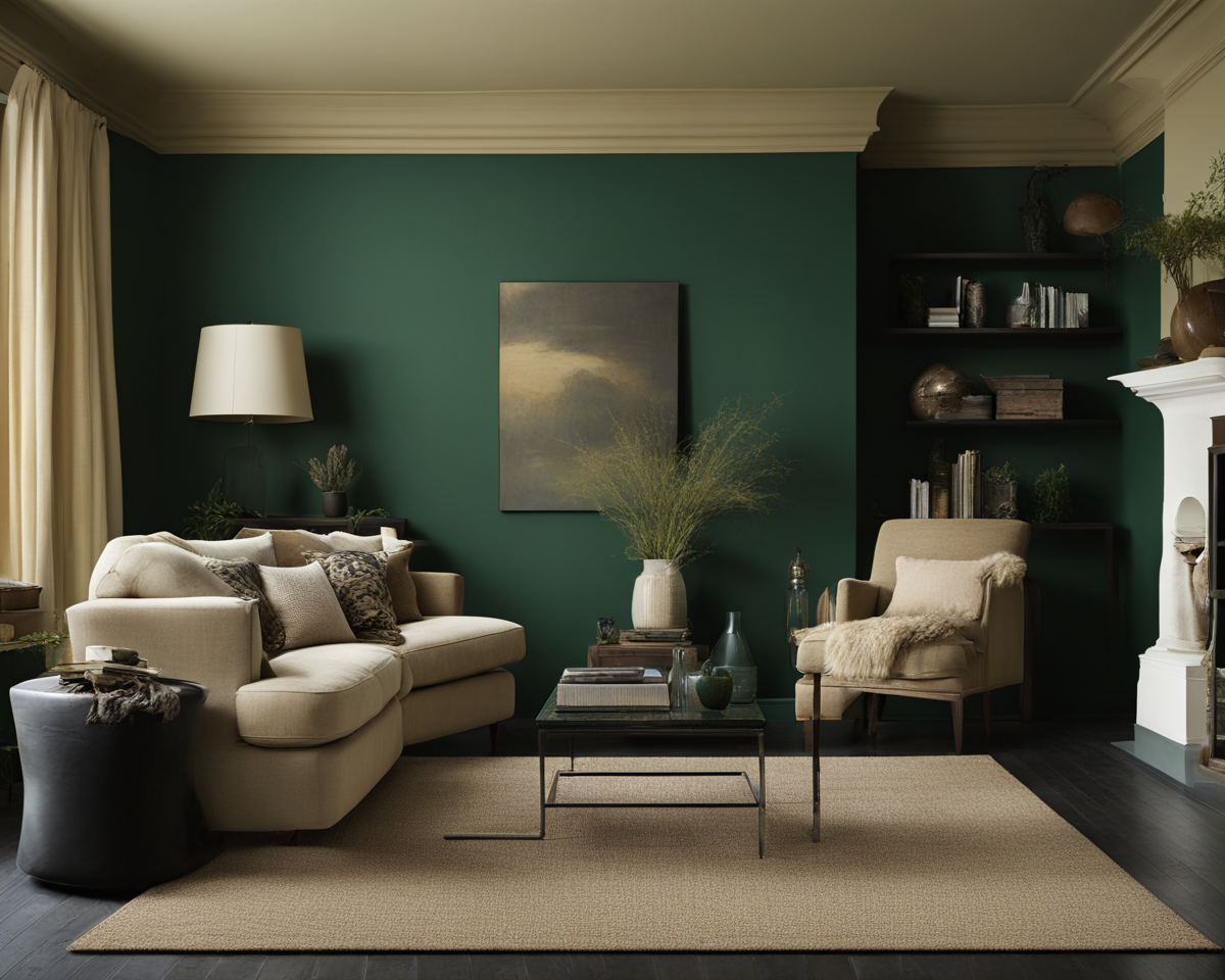 Best 12.5+ Carpet Colors for Your Dark Green Walls DreamyHomeStyle
