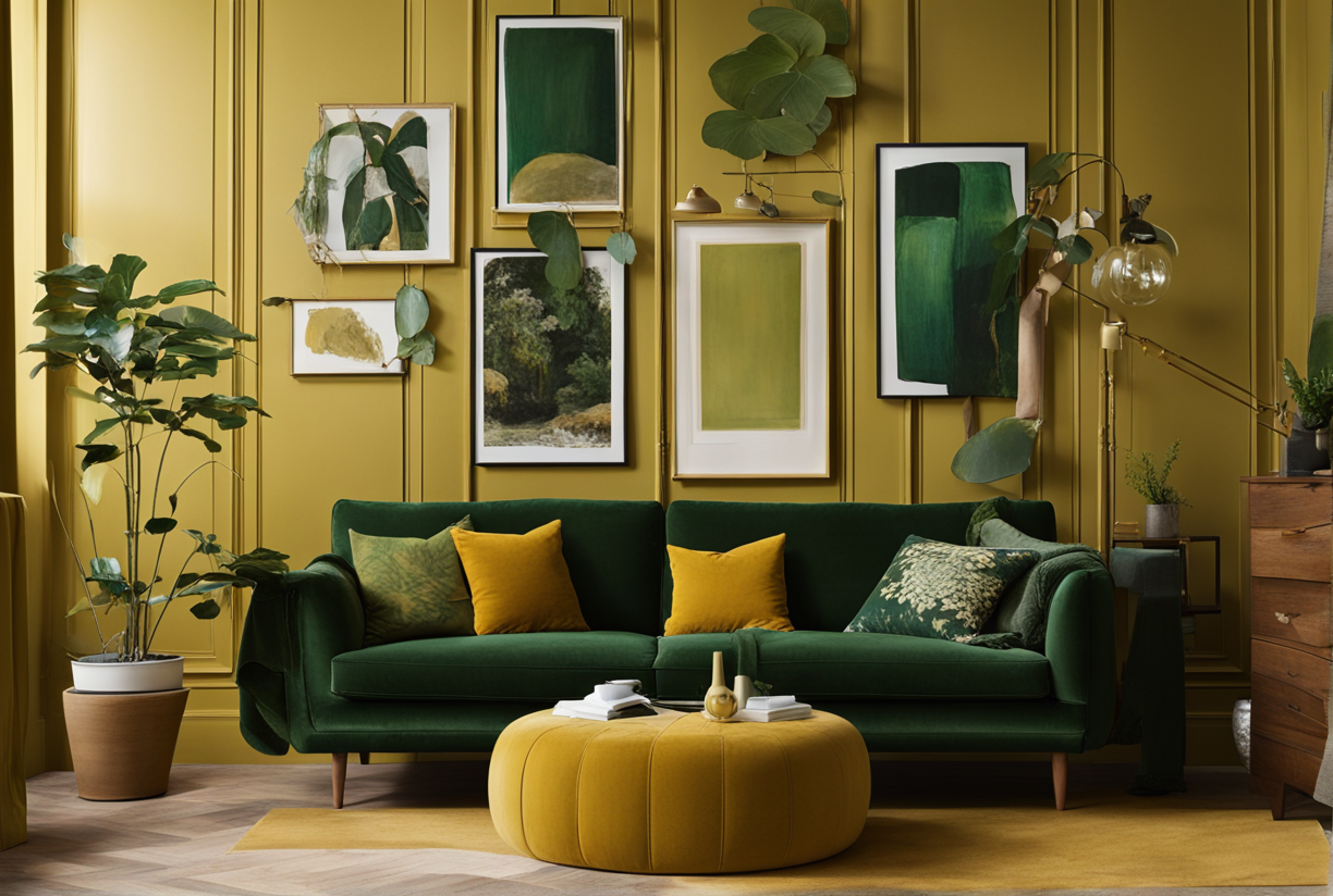 What Color Furniture Goes with Mustard Walls