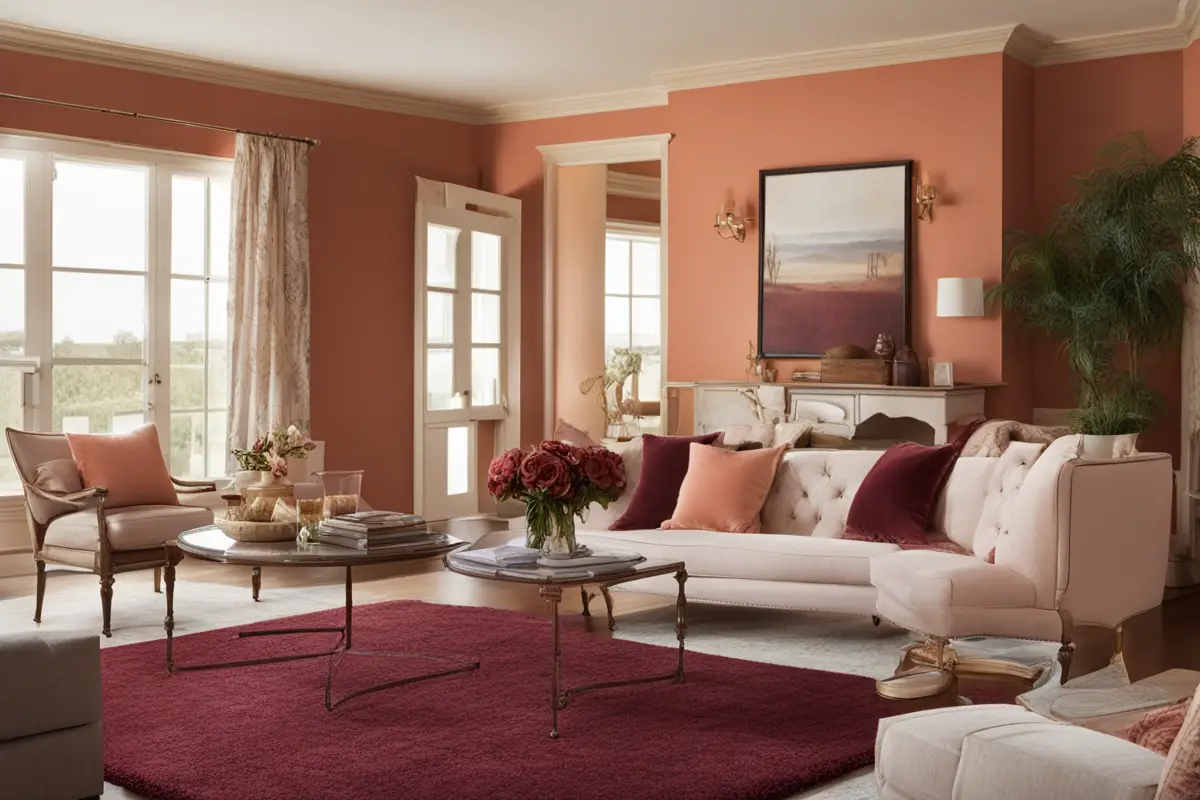 What Color Carpet Goes With Peach Walls