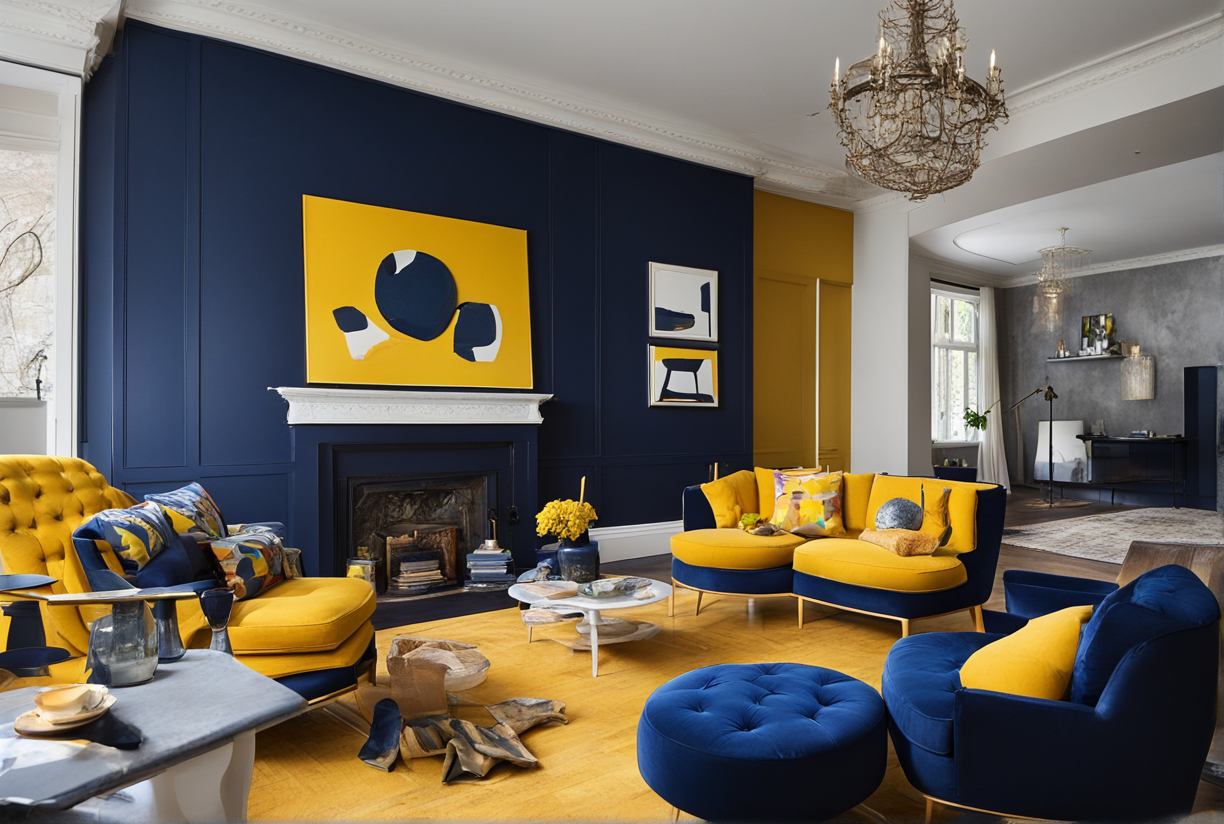 What Color Furniture Goes with Mustard Walls