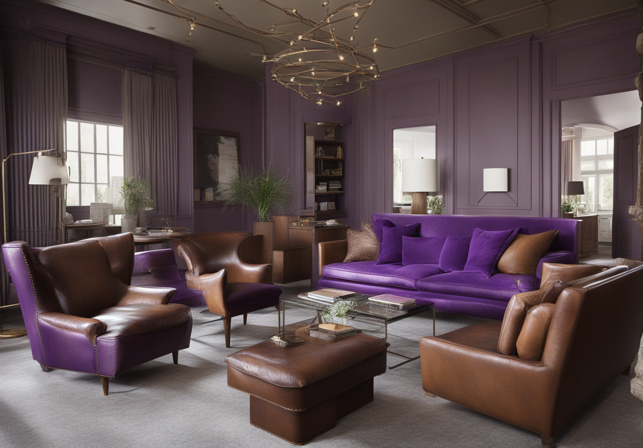 what-color-chairs-go-with-brown-leather-sofa