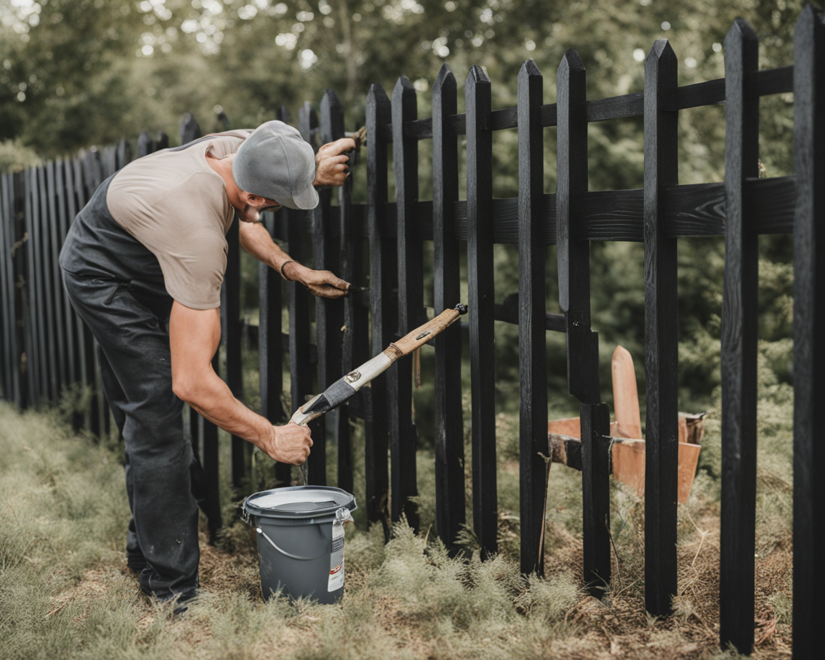 what is the best color to paint a wood fence