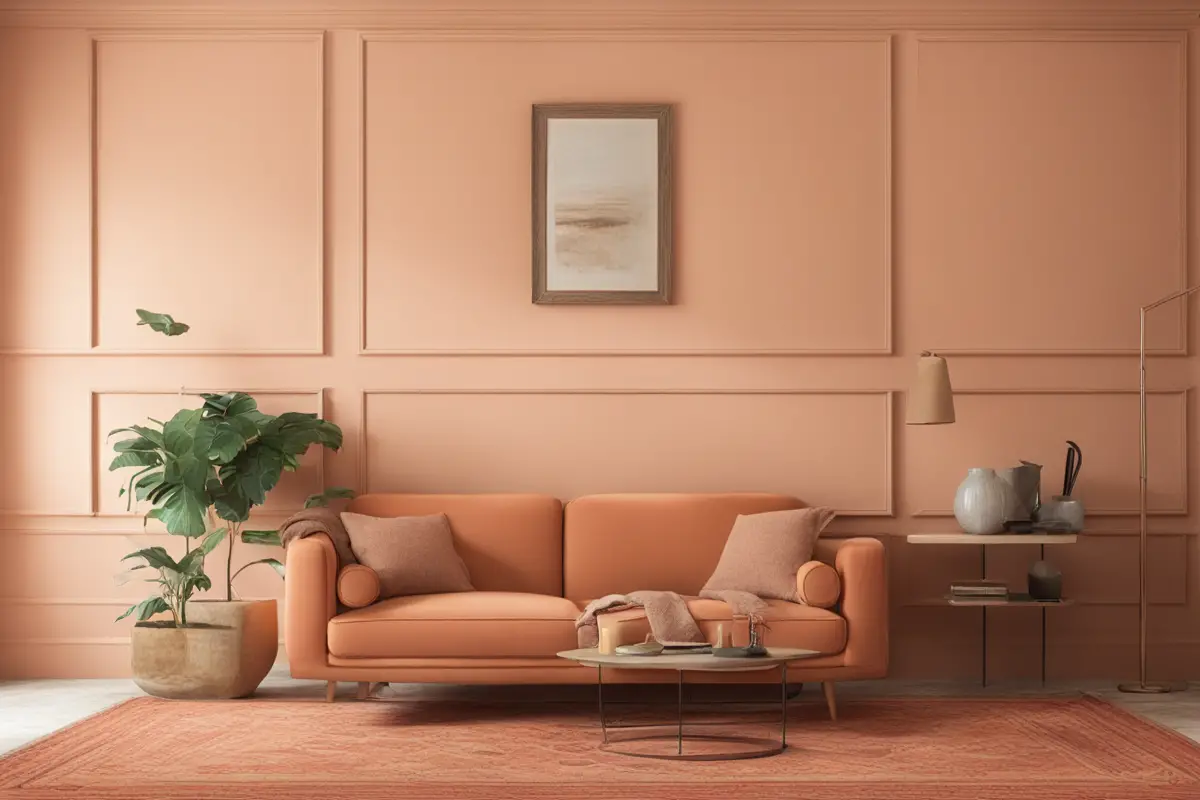 What Color Carpet Goes With Peach Walls