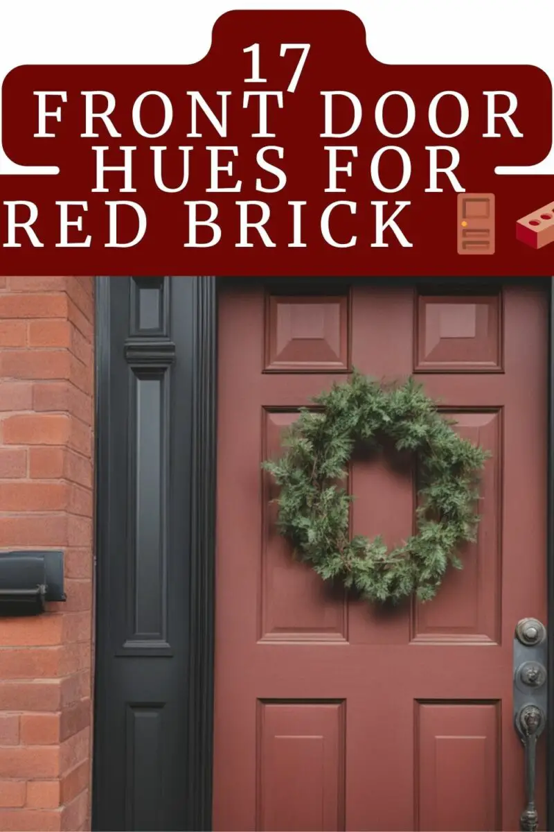 Awesome Front Door Colors to Enhance Your Red Brick Home