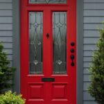 7+ Stunning Front Door Colors That Make Your Gray House Pop!
