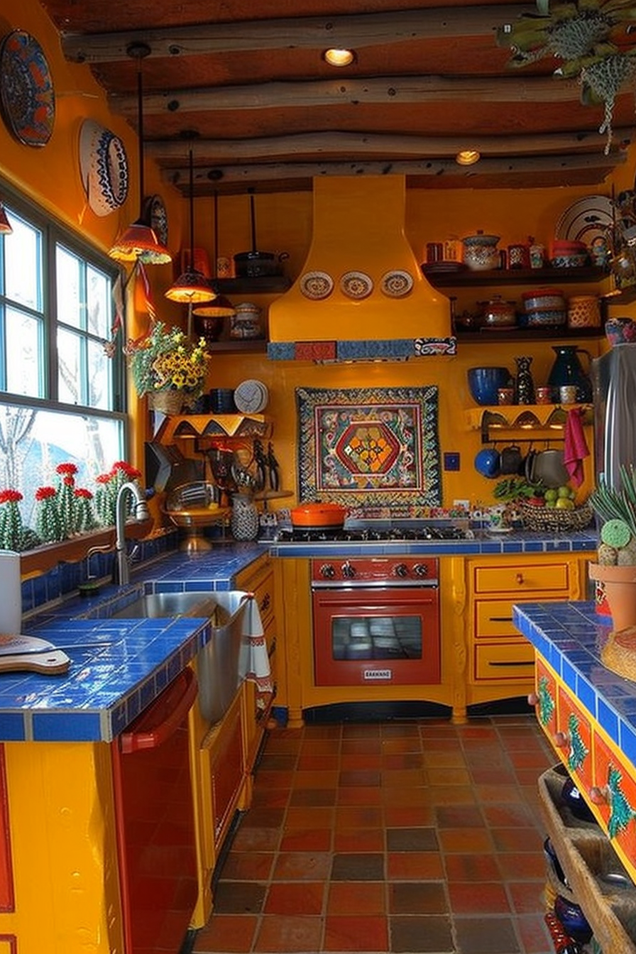 mexican style kitchen
