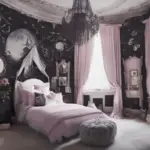 Far Out Whimsy Goth Bedroom Designs That'll Freak Your Folks