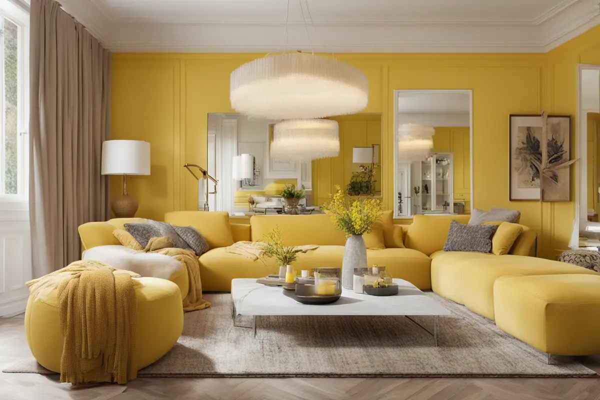 Living Room Mirror Idea