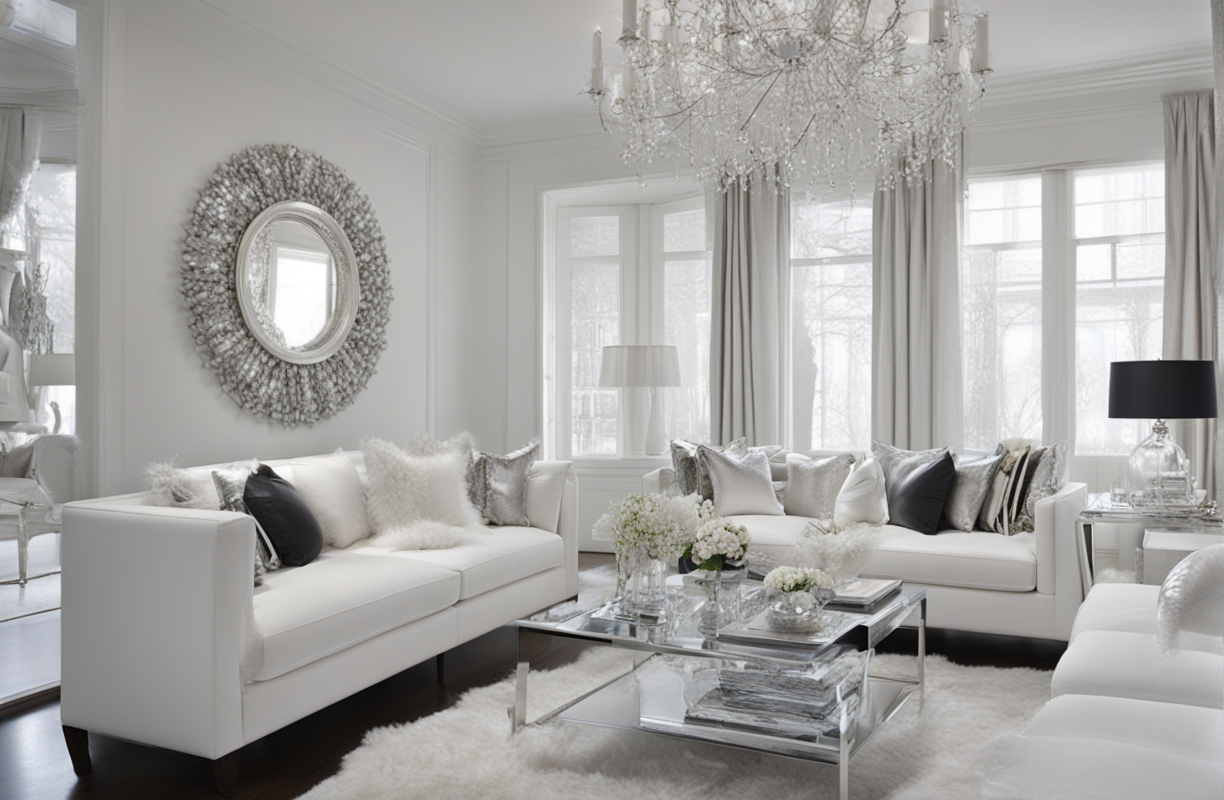 17 5 Gorgeous White amp Silver Living Room Ideas DreamyHomeStyle