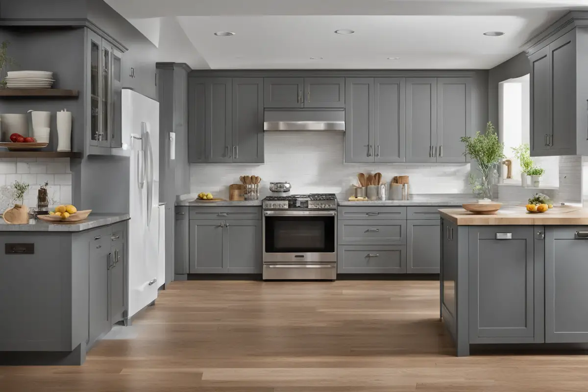 Top 13+ Kitchen Colors With Gray Cabinets - DreamyHomeStyle