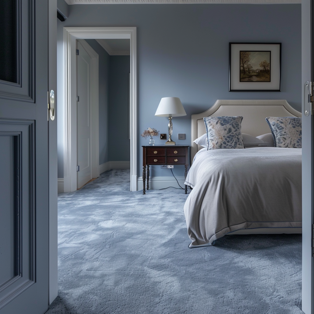 what-color-carpet-goes-with-denim-blue-walls