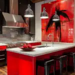 How to Style Red Kitchen Walls Without Overwhelming Your Space!