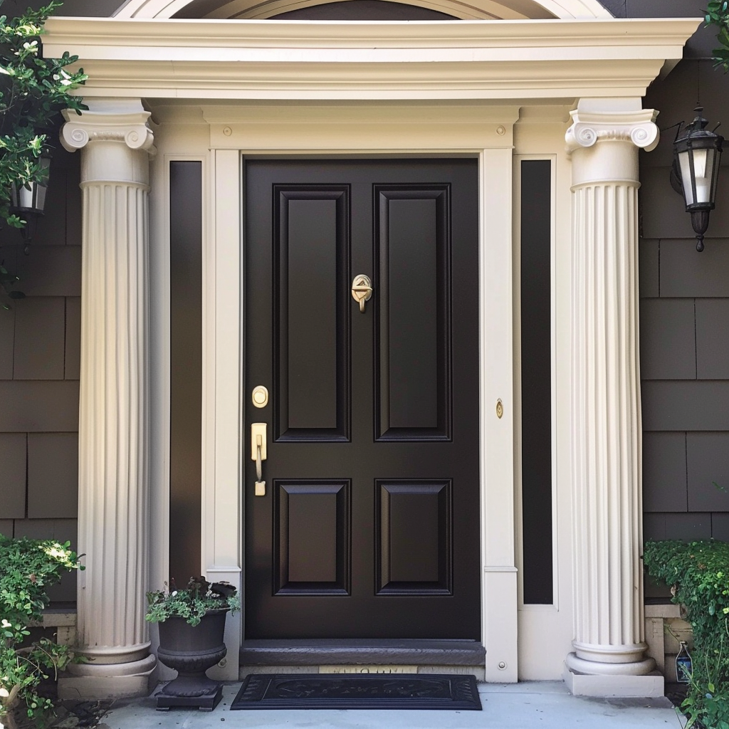 dark-doors-with-white-trim