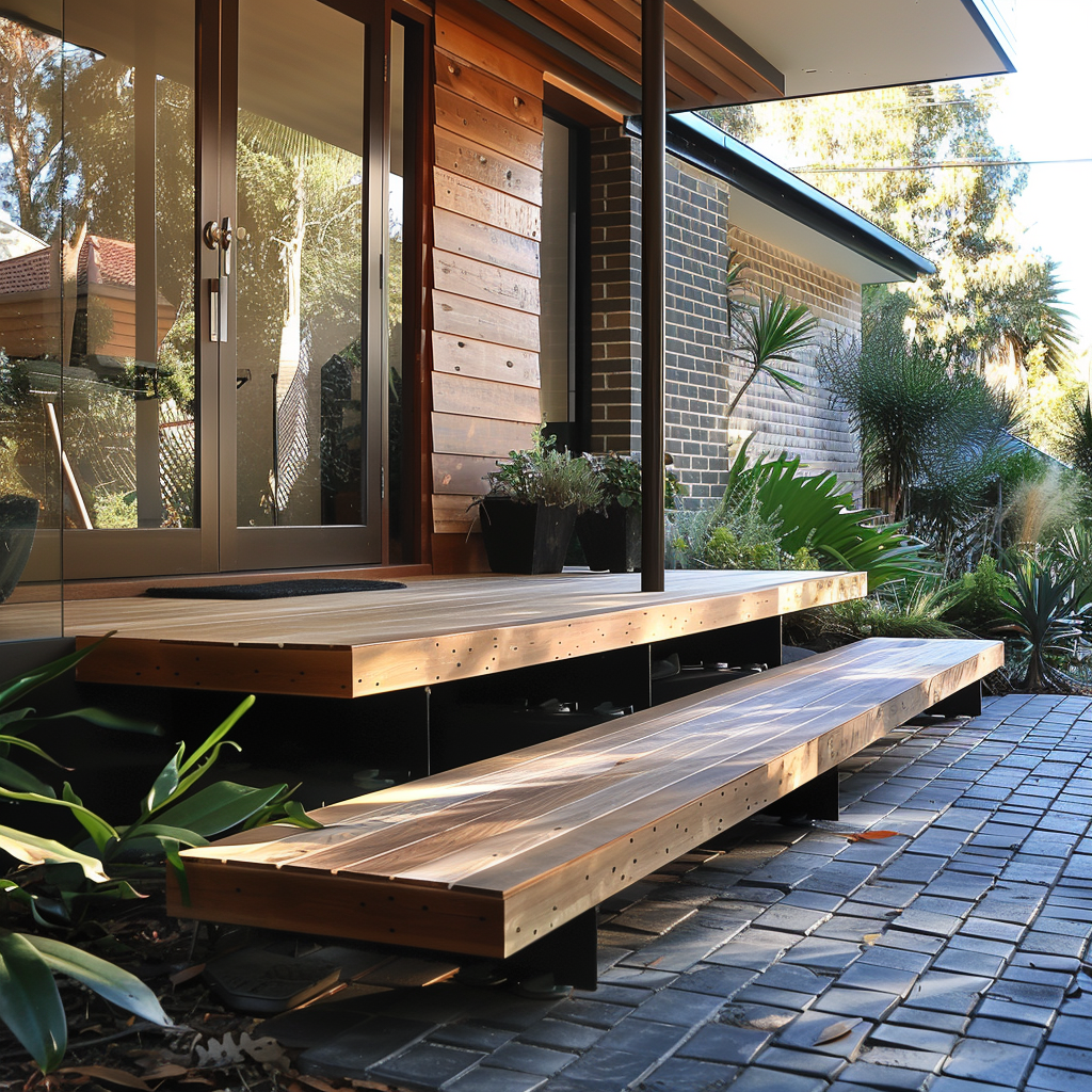 Entry Accessible with Gradual Ramps