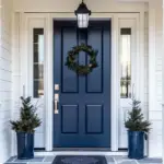 13+ Dark Doors with White Trim for a Timeless Look!