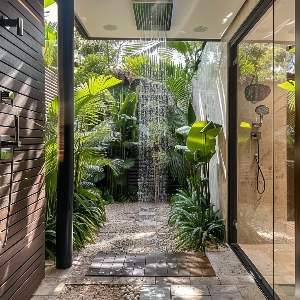  Outdoor Walk-in Shower