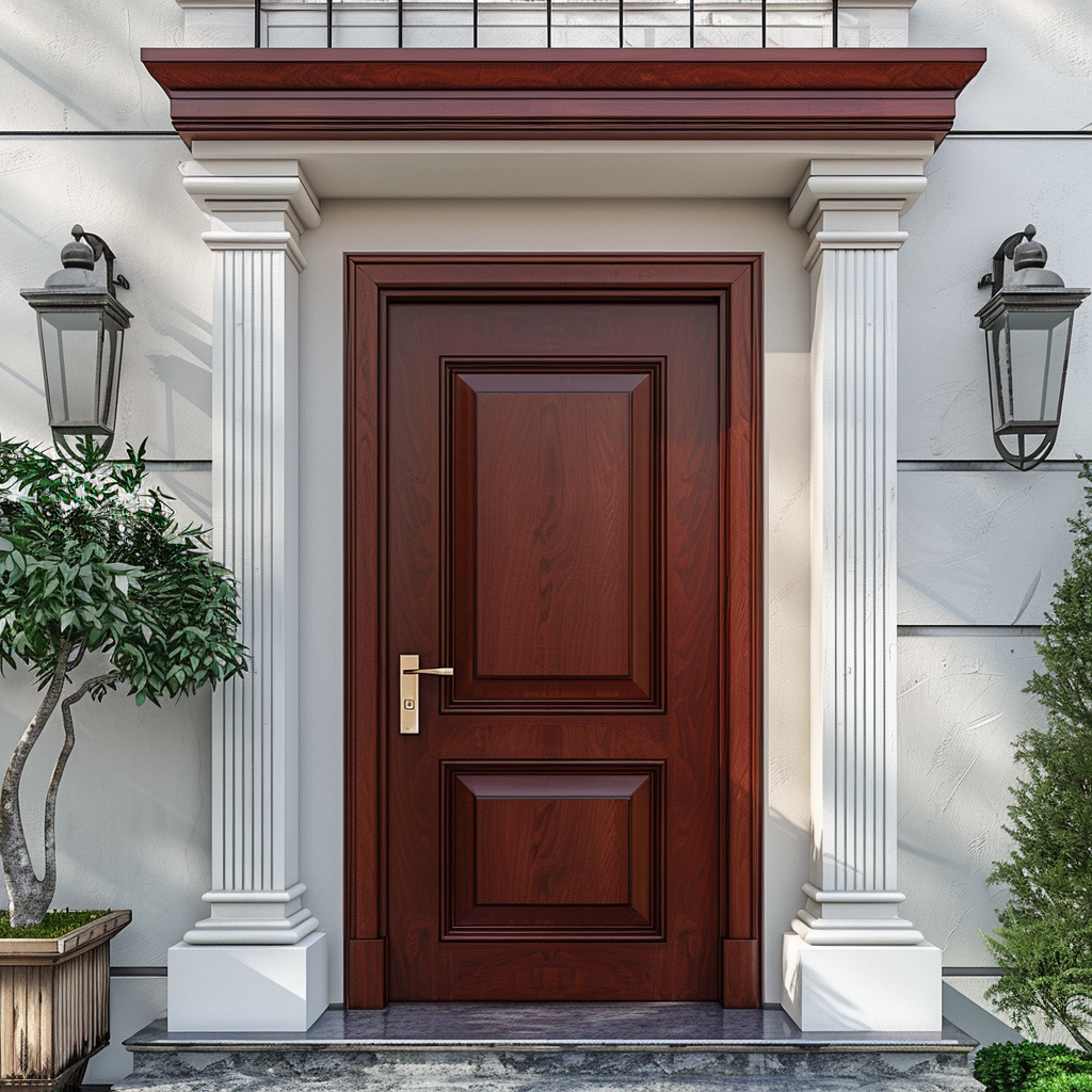 dark-doors-with-white-trim