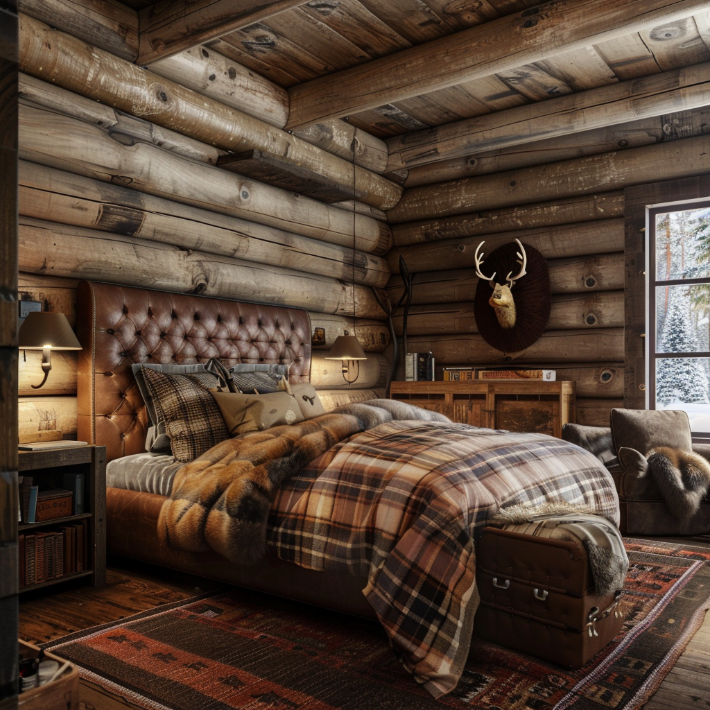 log cabin homes interior