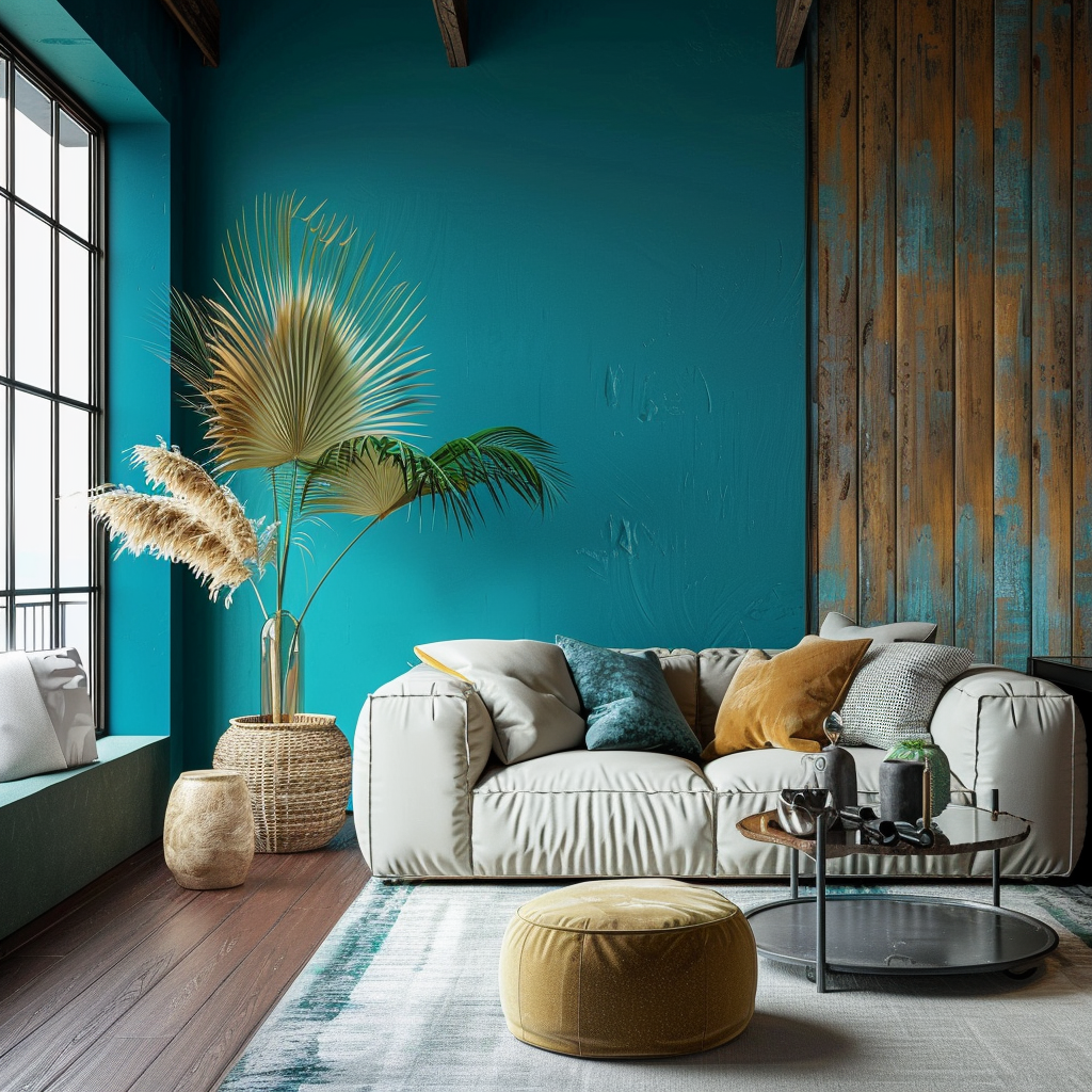 teal-living-room-decor