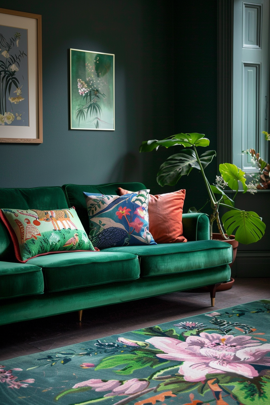 jewel-tone-living-room