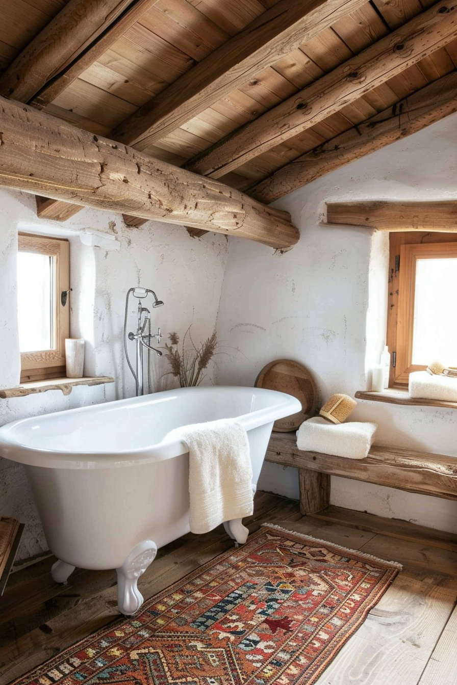 rustic-farmhouse-bathroom